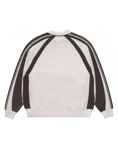 Knit Football Sweater