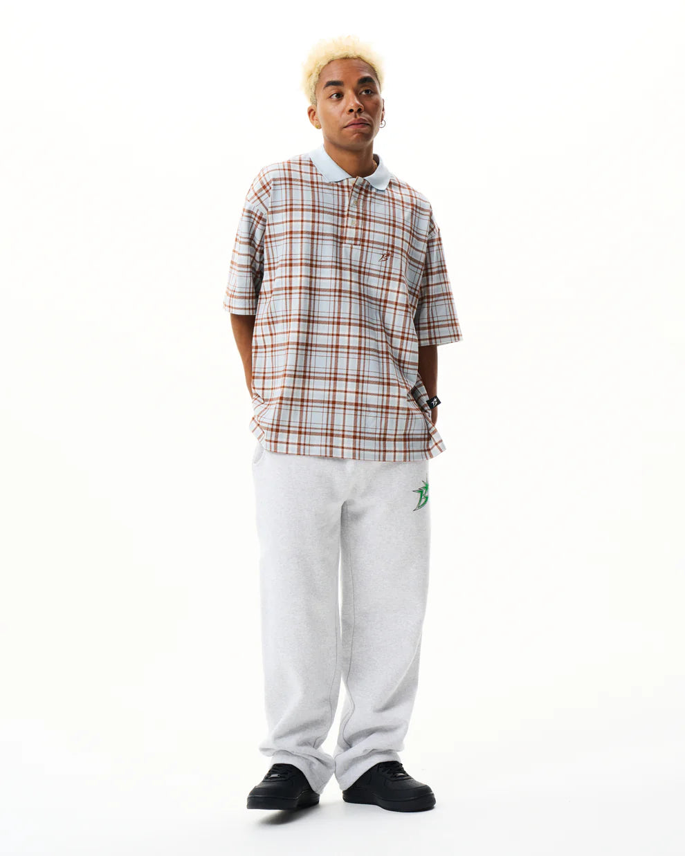 Plaid S/S Polo Shirt