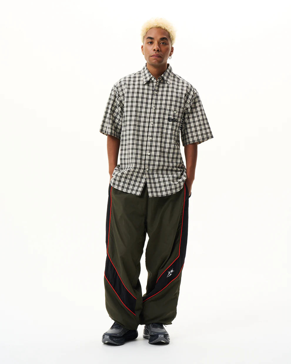 Plaid S/S Shirt Black