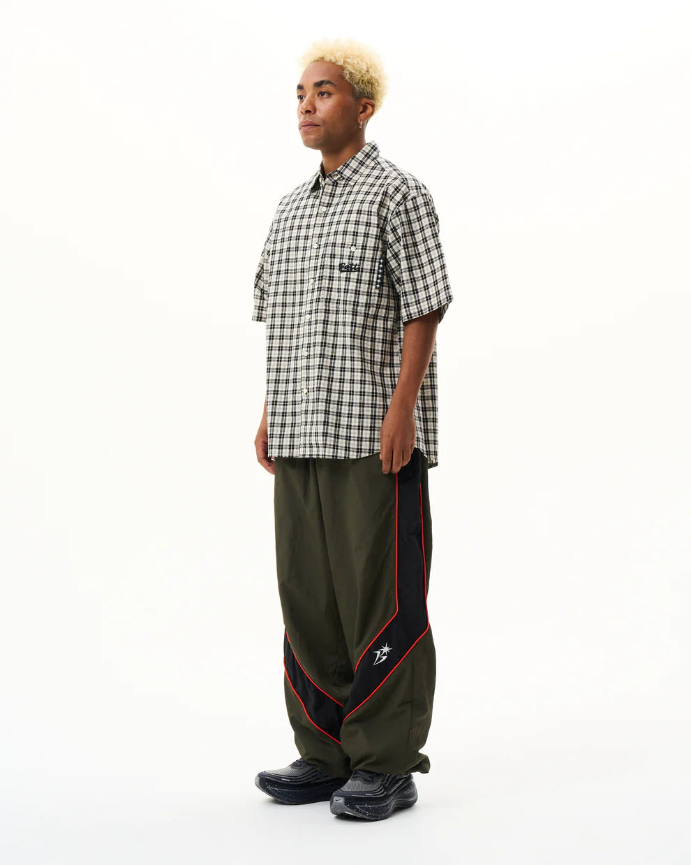 Plaid S/S Shirt Black