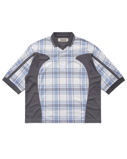 Paneled 3/4 Sleeve Polo