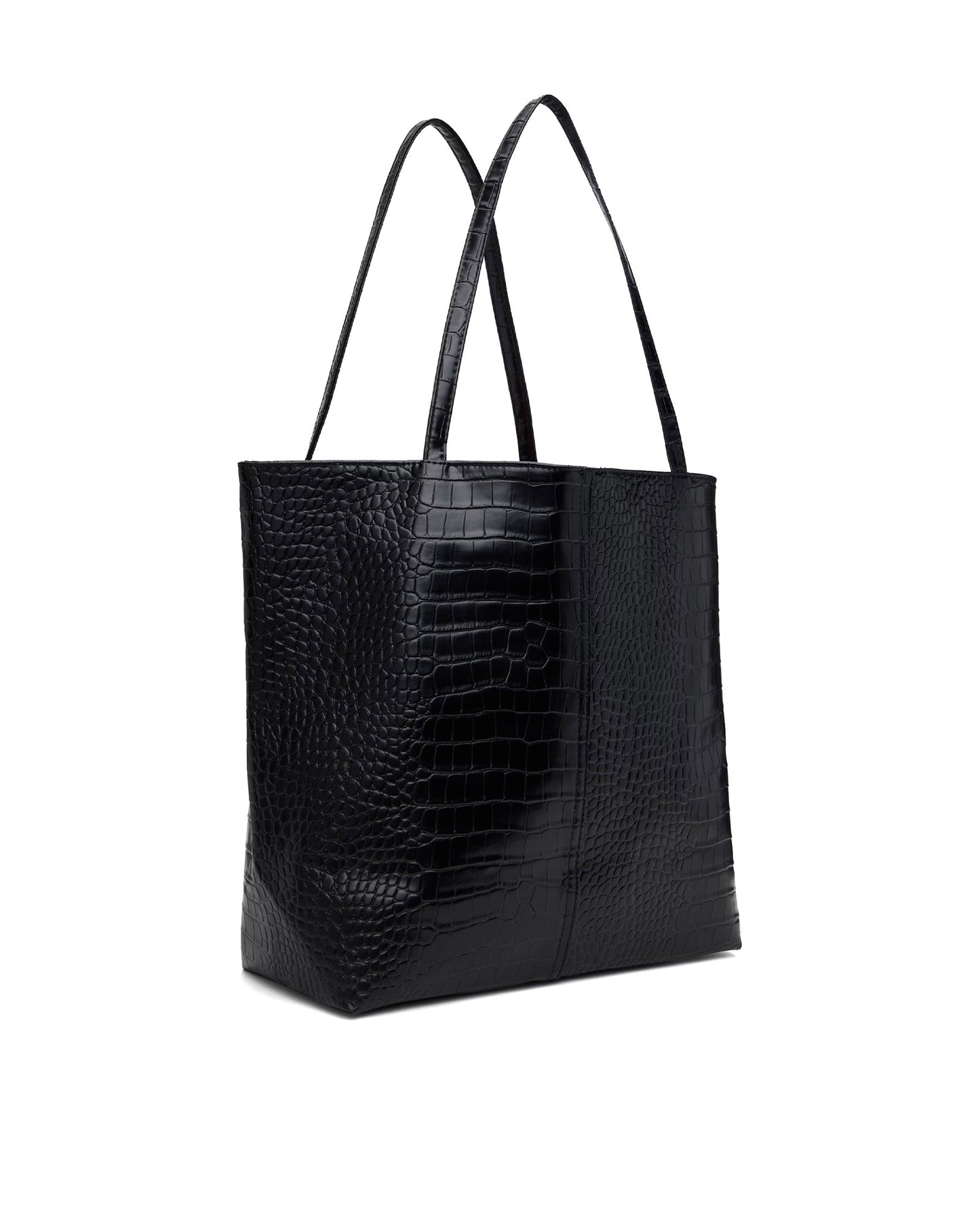 Metal Logo Stud Croc Tote