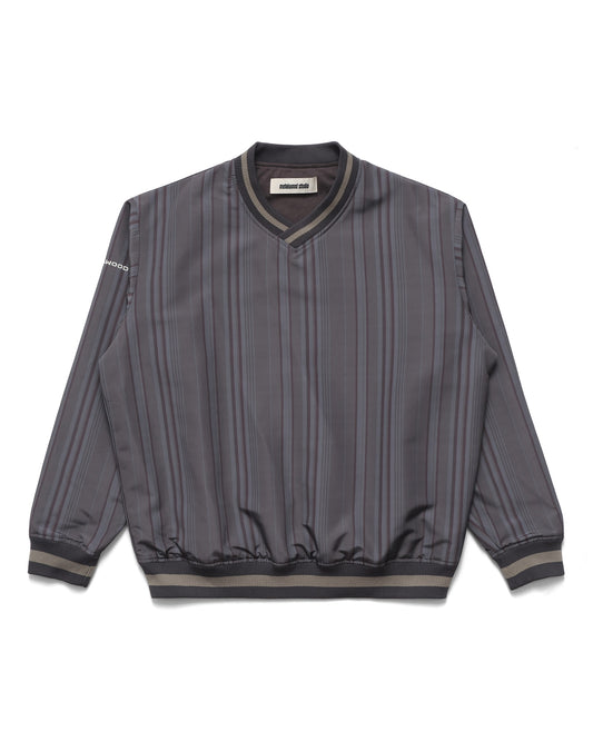 Lined V-Neck Pullover Windbreaker