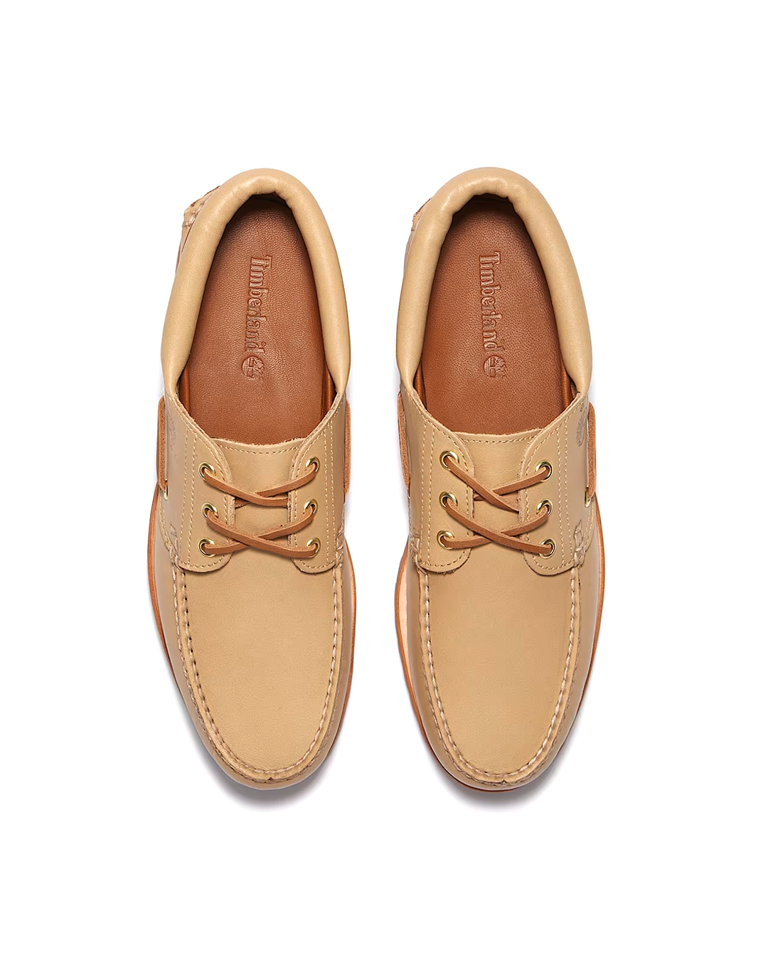 Authentic 3-Eye Boat Shoe Beige